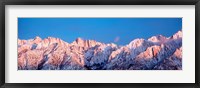 Framed Snow Mt Whitney CA USA