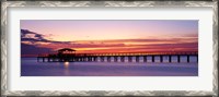 Framed Sunset Mobile Pier AL USA