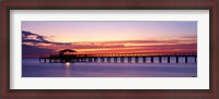 Framed Sunset Mobile Pier AL USA