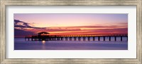 Framed Sunset Mobile Pier AL USA