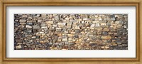 Framed Low angle view of a stone wall, New Mexico, USA