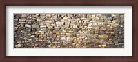 Framed Low angle view of a stone wall, New Mexico, USA