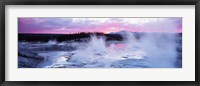 Framed Sunset, Norris Geyser Basin, Wyoming, USA