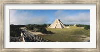 Framed Pyramid Chichen Itza Mexico