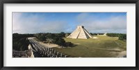 Framed Pyramid Chichen Itza Mexico