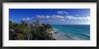 Framed El Castillo Tulum Mexico