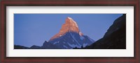 Framed Mt Matterhorn Zermatt Switzerland