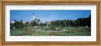 Framed Gardens at Schonbrunn Palace Vienna Austria