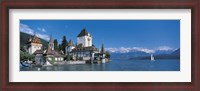 Framed Oberhofen Castle w\ Thuner Lake Switzerland