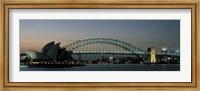 Framed Opera House & Harbor Bridge Sydney Australia