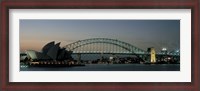 Framed Opera House & Harbor Bridge Sydney Australia