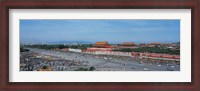 Framed Aerial view of Tiananmen Square Beijing China