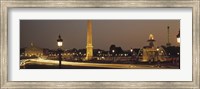 Framed Place de la Concorde Paris France