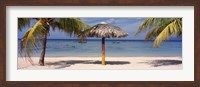 Framed Sunshade on the beach, La Boca, Cuba