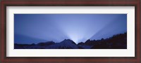 Framed Sun Rays, Canton Glarus, Switzerland