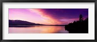 Framed Sunset Jackson Lake Grand Teton National Park WY USA