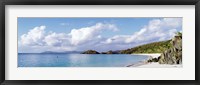 Framed High angle view of the beach, Trunk Bay, St John, US Virgin Islands