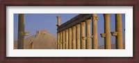 Framed Low angle view of Great Colonnade, Palmyra, Syria