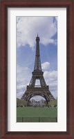 Framed Low angle view of a tower, Eiffel Tower, Paris, Ille-De-France, France