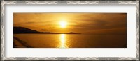 Framed Sunset over the sea, Ko Samui, Thailand