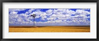 Framed Windmill Wheat Field, Othello, Washington State, USA