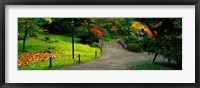 Framed Japanese Garden, Seattle, Washington State