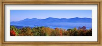 Framed Lake George, Adirondack Mountains, New York State, USA