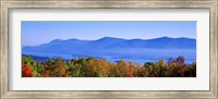 Framed Lake George, Adirondack Mountains, New York State, USA