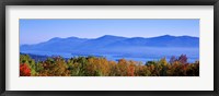 Framed Lake George, Adirondack Mountains, New York State, USA