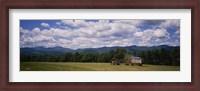 Framed Tractor on a field, Waterbury, Vermont, USA