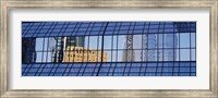 Framed Building reflections, Frankfurt, Germany