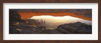 Framed Mesa Arch, Canyonlands National Park, Utah USA