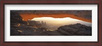 Framed Mesa Arch, Canyonlands National Park, Utah USA