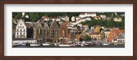 Framed Boats on the Water, Bergen, Norway