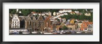 Framed Boats on the Water, Bergen, Norway