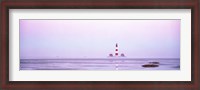 Framed Lighthouse Westerhever North Sea Germany