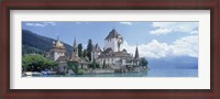 Framed Oberhofen Castle Lake Thuner Switzerland