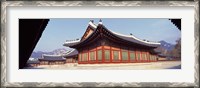 Framed Courtyard of a palace, Kyongbok Palace, Seoul, South Korea, Korea