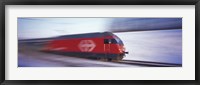 Framed SBB Train Switzerland