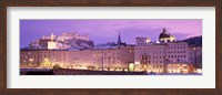 Framed Night Salzburg Austria