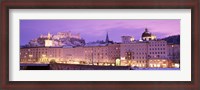 Framed Night Salzburg Austria