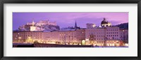 Framed Night Salzburg Austria