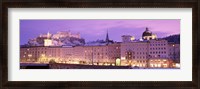 Framed Night Salzburg Austria