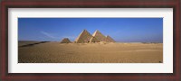 Framed Great Pyramids Giza Egypt