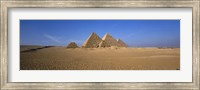 Framed Great Pyramids Giza Egypt