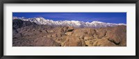 Framed Sierra Mountains, Owens Valley, California, USA