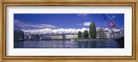 Framed Rhone River Geneva Switzerland