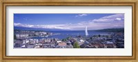 Framed Lake Geneva, Geneva, Switzerland