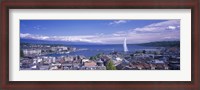 Framed Lake Geneva, Geneva, Switzerland