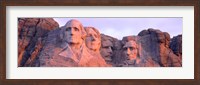 Framed Mount Rushmore, South Dakota (red hue)